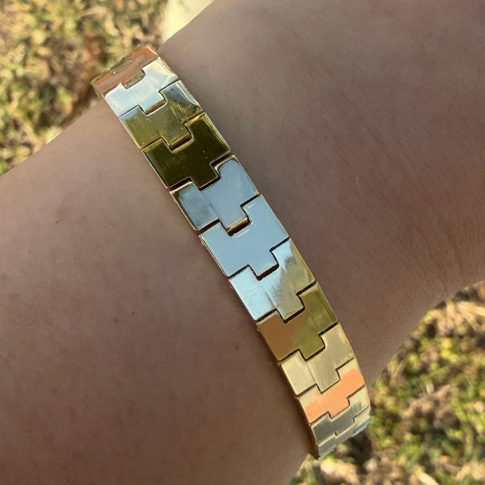 Gold plated bracelet